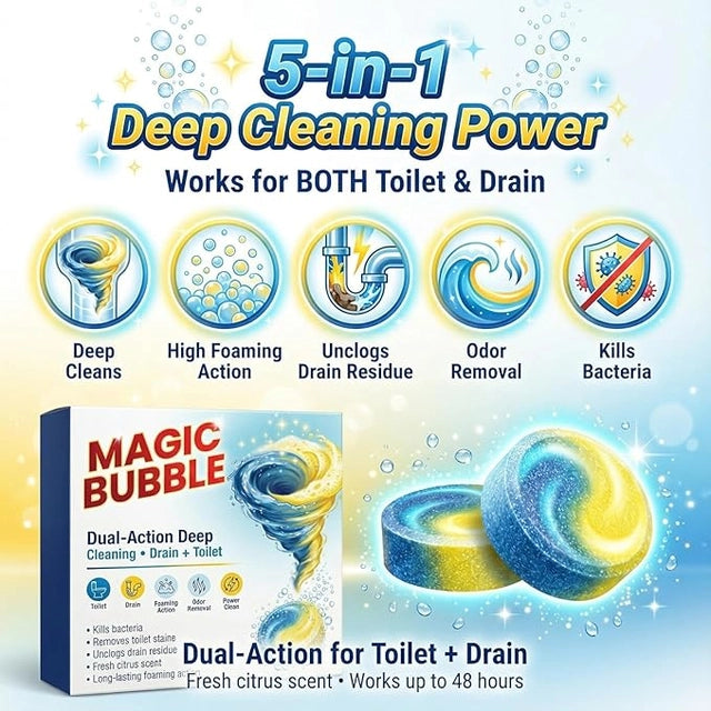 Toilet & Drain Cleaning Tablets